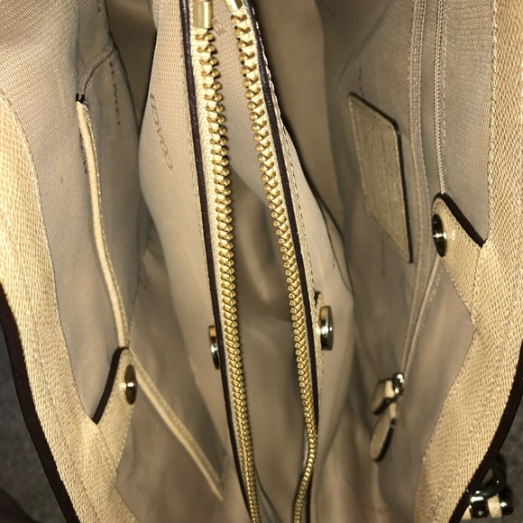 Coach Kitt Carryall Crossgrain Leather Shoulder Bag with COA - Picture 7 of 9